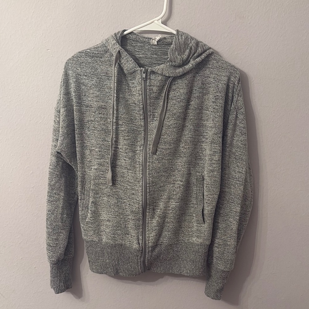 Cotton On Body Women’s Gray Zip-Up Hoodie Sweater